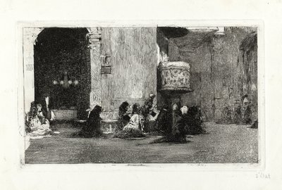 Interior of the Church of Sant Josep by Marià Fortuny